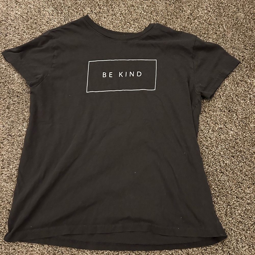 BE KIND Box Graphic Short Sleeve Tee - Black